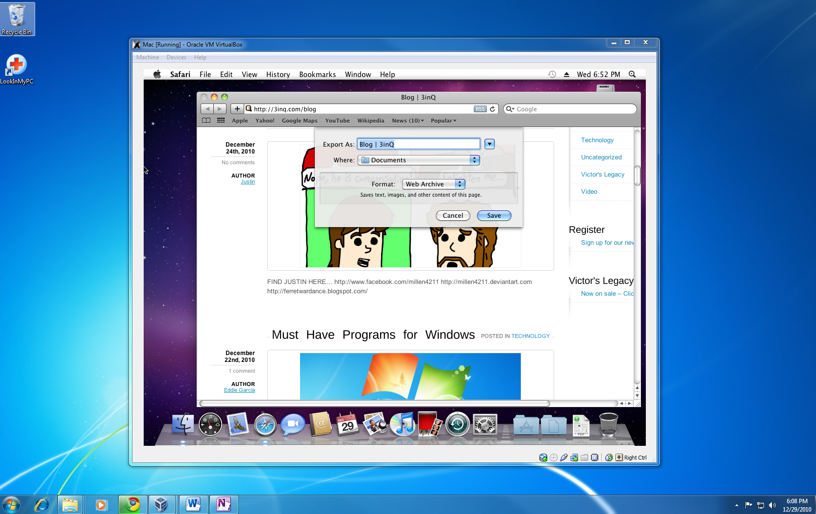 Mac operating system download for virtualbox windows 10